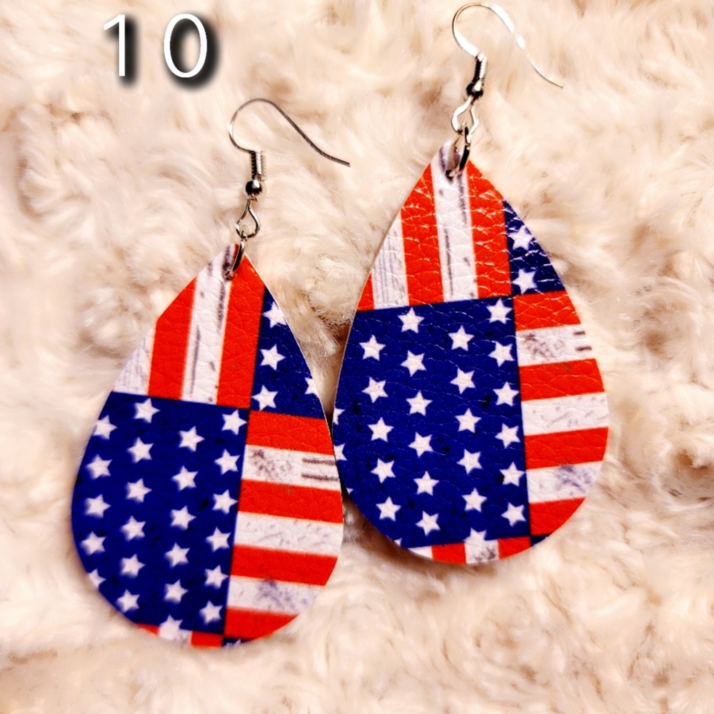 4th of July Earrings